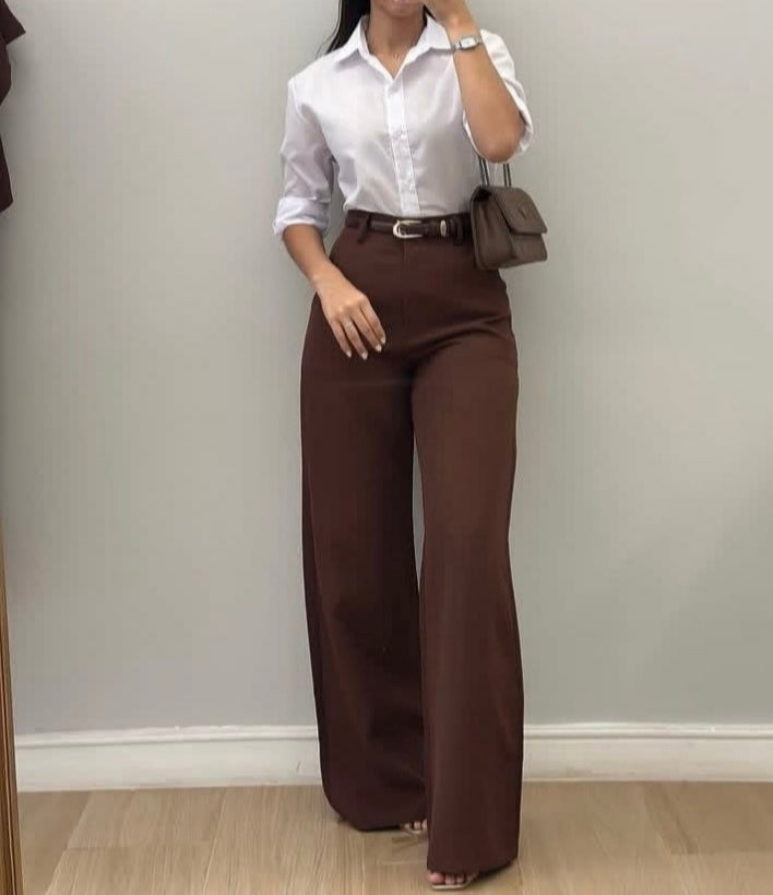 Elegant High-Waist Trousers