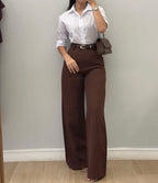 Elegant High-Waist Trousers